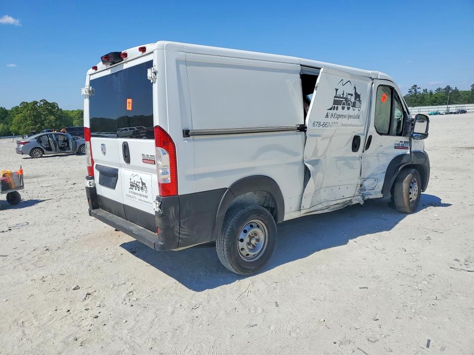 49792716 :رقم المزاد ، 3C6TRVAG7KE508348 vin ، 2019 Ram Promaster 1500 مزاد بيع