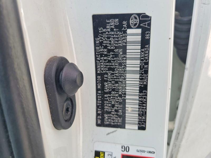 Aukcja sprzedaży 2016 Toyota Corolla, vin: 2T1BURHE5GC575843, numer aukcji: 49819546