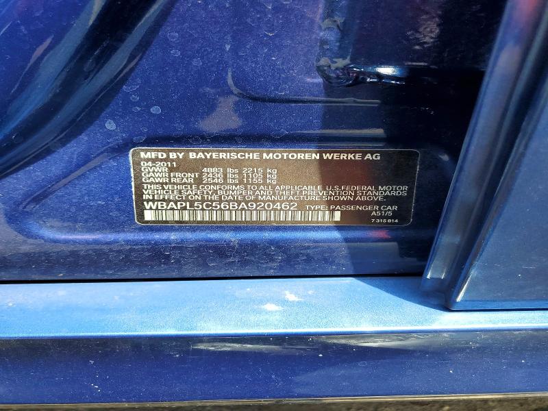 Продажа на аукционе авто 2011 Bmw 335, vin: WBAPL5C56BA920462, номер лота: 49637756