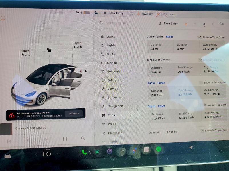 2021 Tesla Model 3 მანქანა იყიდება აუქციონზე, vin: 5YJ3E1EBXMF053990, აუქციონის ნომერი: 46779826
