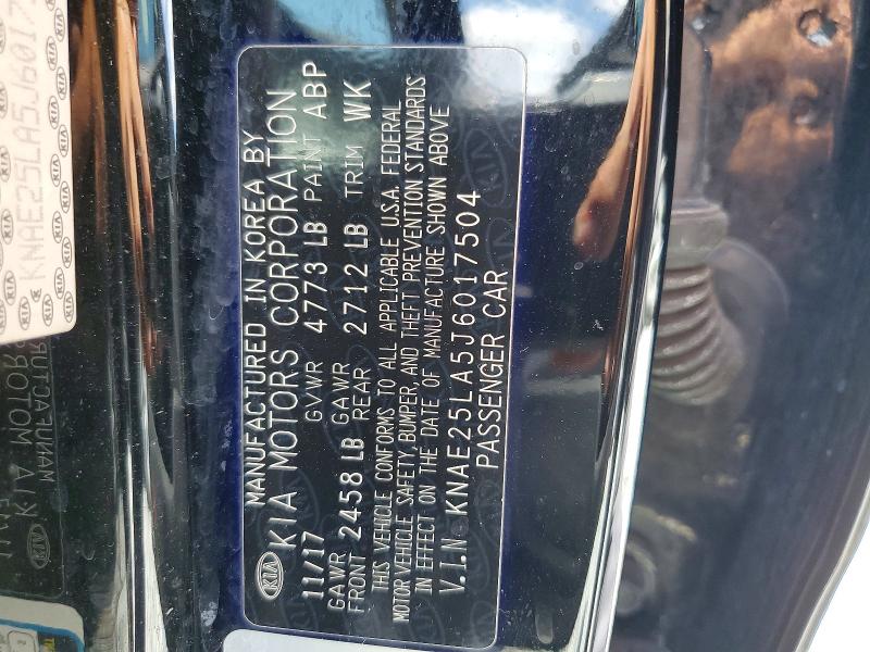 50474116 :رقم المزاد ، KNAE25LA5J6017504 vin ، 2018 Kia Stinger مزاد بيع