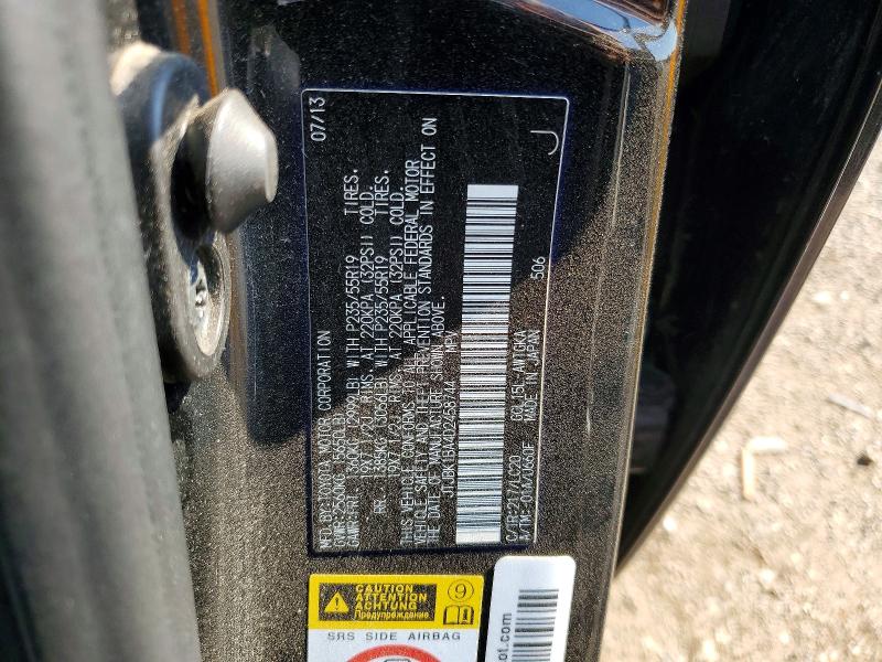 Aukcja sprzedaży 2013 Lexus Rx 350, vin: JTJBK1BA4D2458744, numer aukcji: 50650986