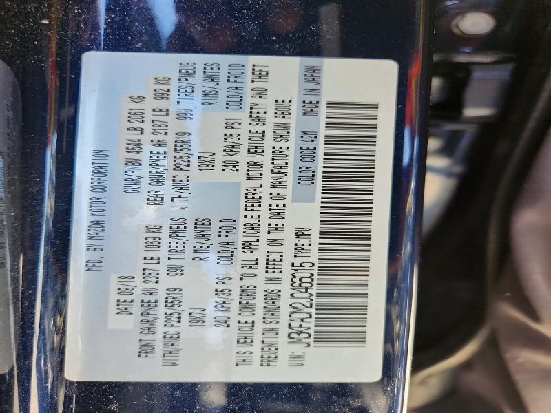 Aukcja sprzedaży 2018 Mazda Cx-5, vin: JM3KFADM2J0466015, numer aukcji: 51525326