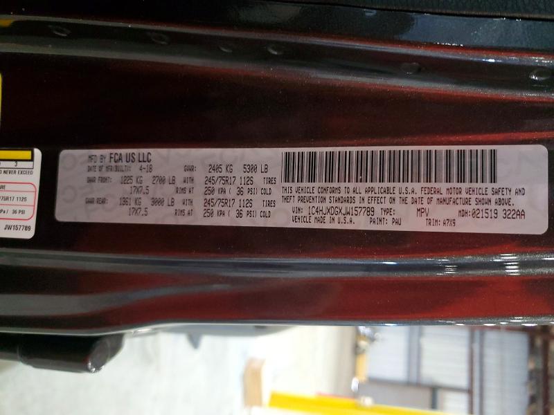 Продажа на аукционе авто 2018 Jeep Wrangler Unlimited, vin: 1C4HJXDGXJW157789, номер лота: 51194826