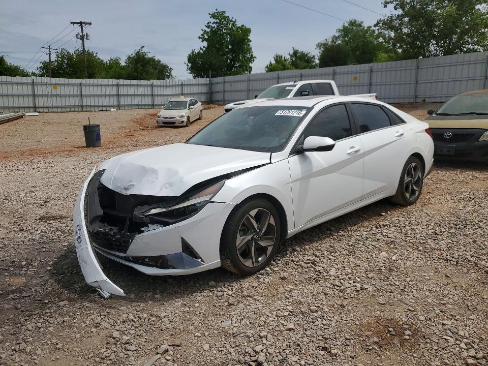 Продажа на аукционе авто 2022 Hyundai Elantra, vin: 5NPLP4AG0NH061354, номер лота: 51791216