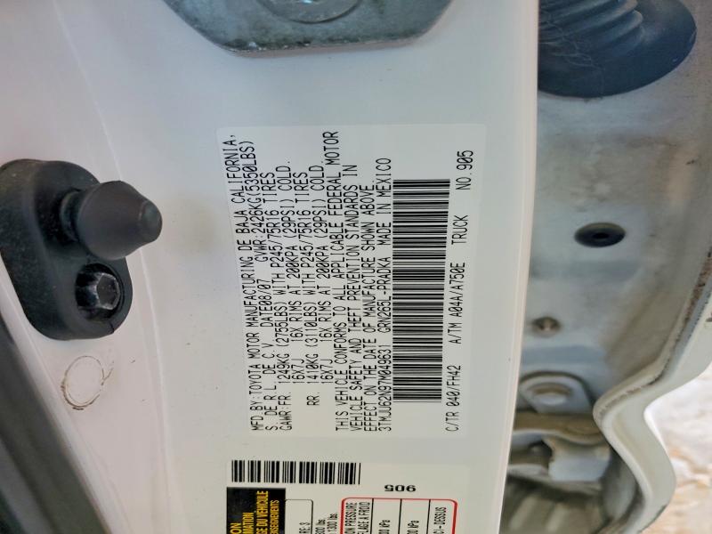 50551766 :رقم المزاد ، 3TMJU62N97M049631 vin ، 2007 Toyota Tacoma مزاد بيع