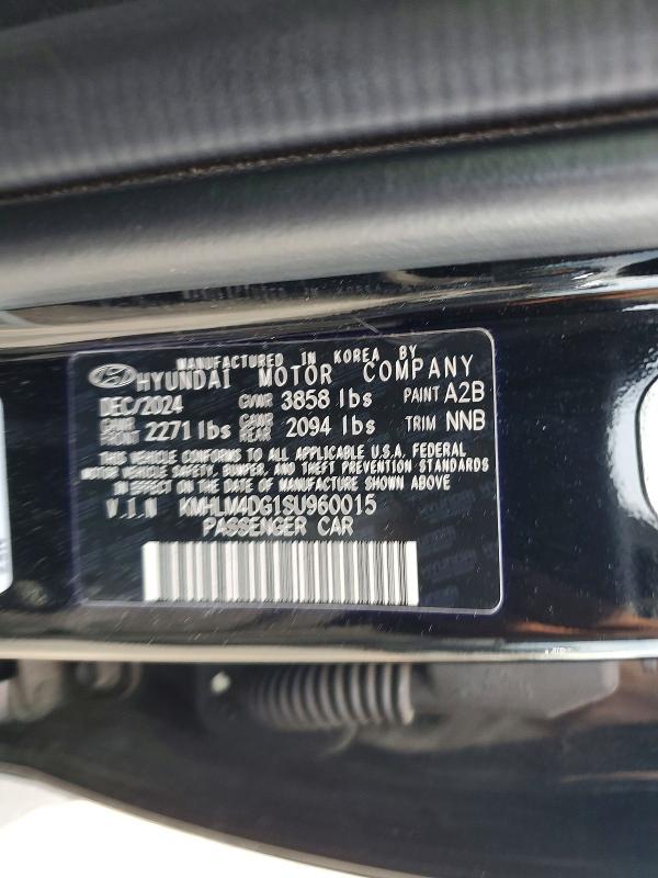 51212876 :رقم المزاد ، KMHLM4DG1SU960015 vin ، 2025 Hyundai Elantra مزاد بيع