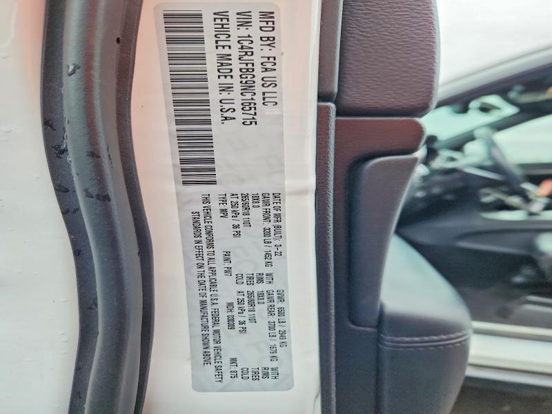 Продажа на аукционе авто 2022 Jeep Grand Cherokee, vin: 1C4RJFBG9NC165715, номер лота: 47952736