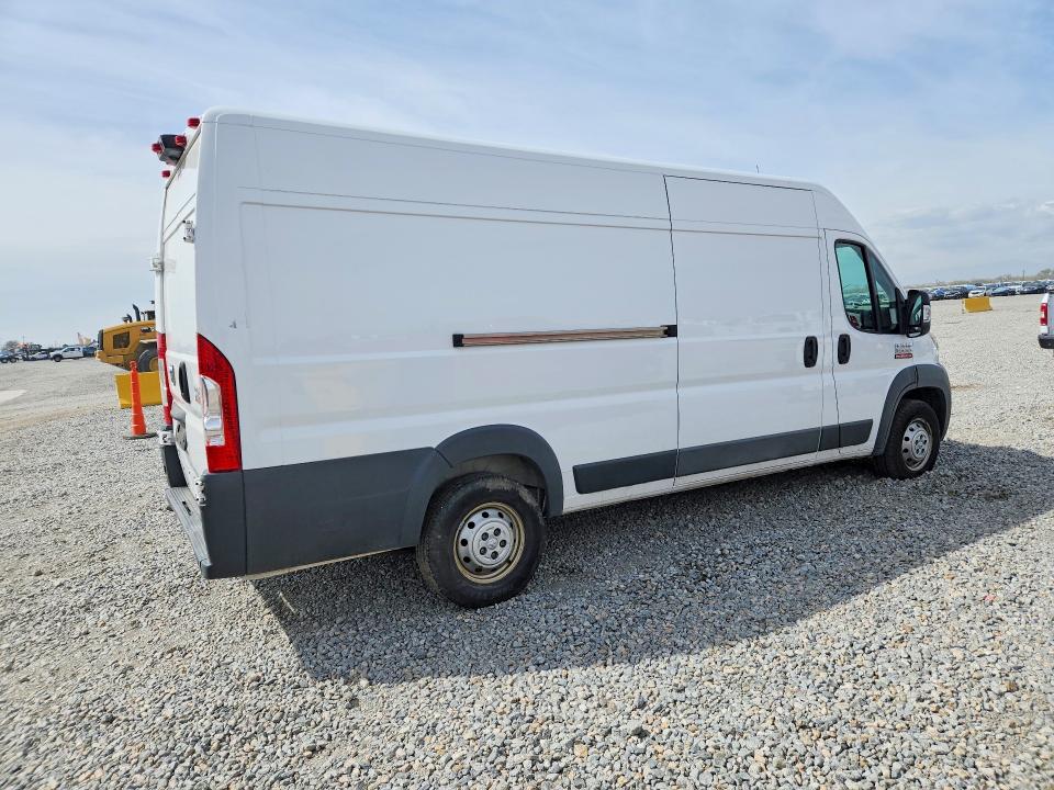 2017 Ram Promaster 3500 მანქანა იყიდება აუქციონზე, vin: 3C6URVJG8HE537077, აუქციონის ნომერი: 48260296