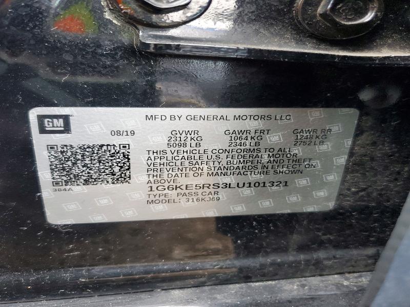 Продажа на аукционе авто 2020 Cadillac Ct6, vin: 1G6KE5RS3LU101321, номер лота: 48516616