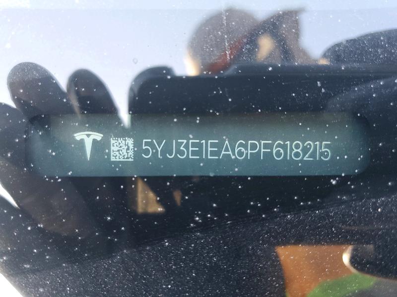 Auction sale of the 2023 Tesla Model 3, vin: 5YJ3E1EA6PF618215, lot number: 48994946