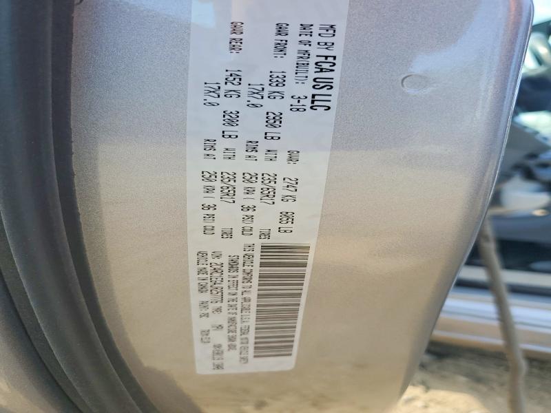 50105966 :رقم المزاد ، 2C4RC1EG4JR257776 vin ، 2018 Chrysler Pacifica مزاد بيع