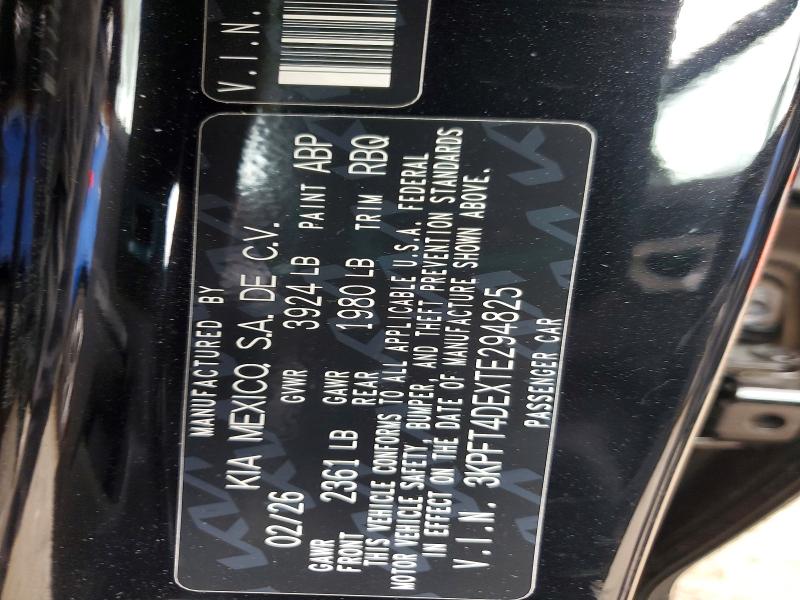 Продаж на аукціоні авто 2026 Kia K4, vin: 3KPFT4DEXTE294825, номер лоту: 51980226