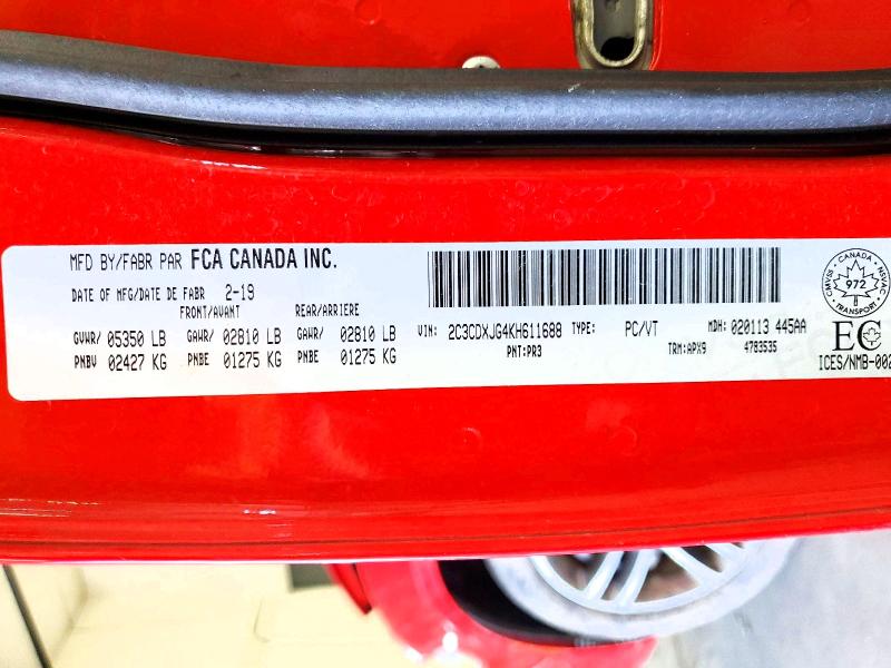 2019 Dodge Charger მანქანა იყიდება აუქციონზე, vin: 2C3CDXJG4KH611688, აუქციონის ნომერი: 50094706