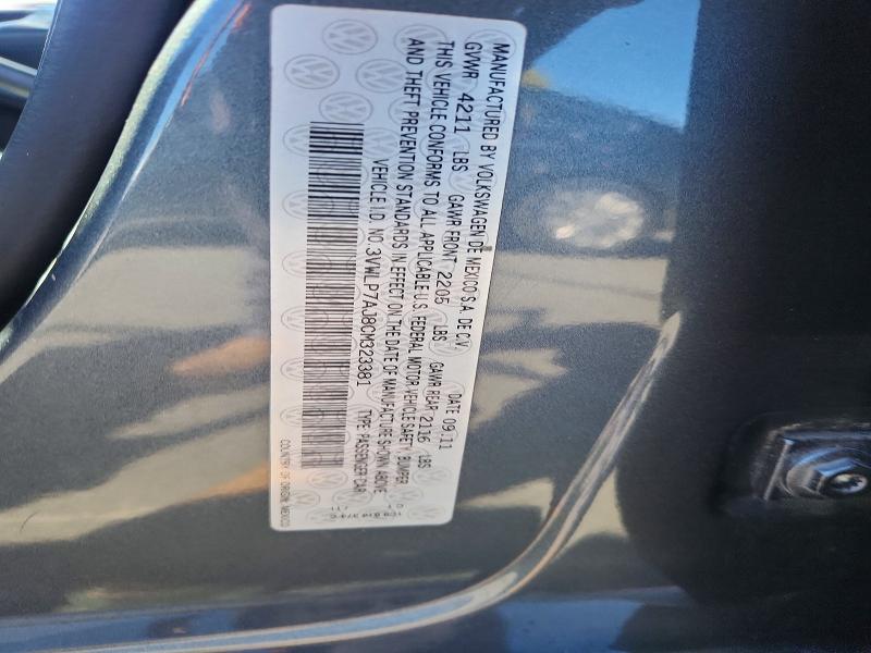 Продаж на аукціоні авто 2012 Volkswagen Jetta, vin: 3VWLP7AJ8CM323381, номер лоту: 50991526
