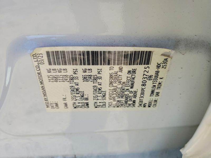 Продажа на аукционе авто 2023 Nissan Rogue, vin: 5N1BT3CBXPC803725, номер лота: 50221316