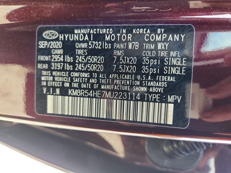 Продажа на аукционе авто 2021 Hyundai Palisade, vin: KM8R54HE7MU223114, номер лота: 48748606