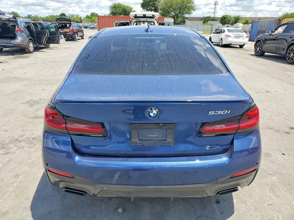 51254686 :رقم المزاد ، WBA53BH09MCF79216 vin ، 2021 Bmw 530 مزاد بيع