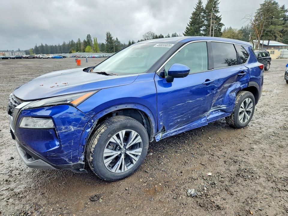 2021 Nissan Rogue მანქანა იყიდება აუქციონზე, vin: 5N1AT3BB6MC752569, აუქციონის ნომერი: 49855026