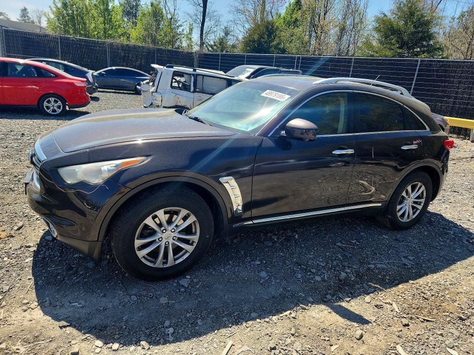 48979186 :رقم المزاد ، JN8AS1MU2CM121485 vin ، 2012 Infiniti Fx35 مزاد بيع