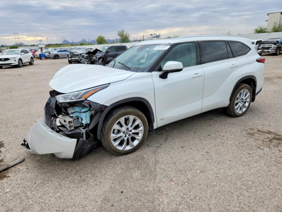 2023 Toyota Highlander Hybrid მანქანა იყიდება აუქციონზე, vin: 5TDXBRCH6PS574558, აუქციონის ნომერი: 48979816