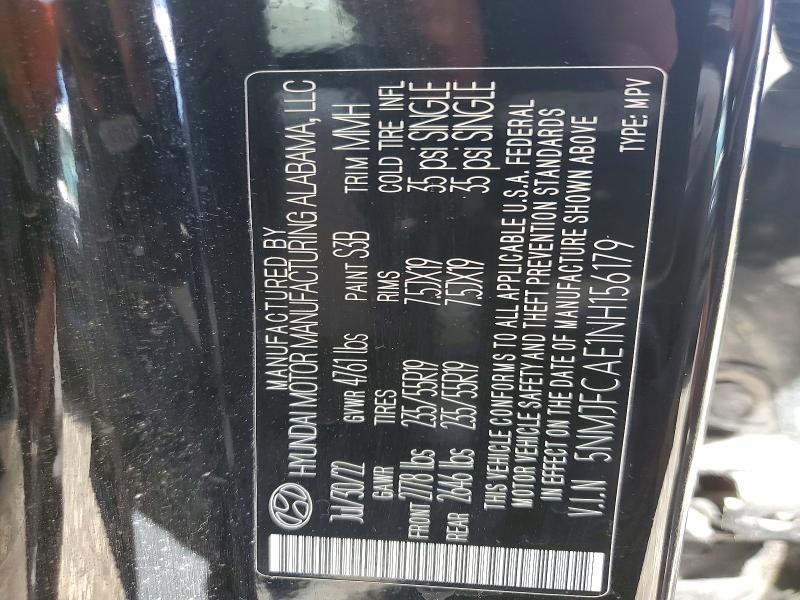 Продаж на аукціоні авто 2022 Hyundai Tucson, vin: 5NMJFCAE1NH156179, номер лоту: 51258476