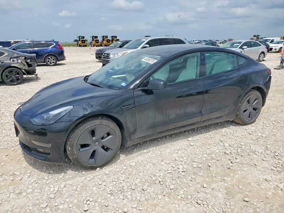 2022 Tesla Model 3 მანქანა იყიდება აუქციონზე, vin: 5YJ3E1EB0NF198182, აუქციონის ნომერი: 49569276