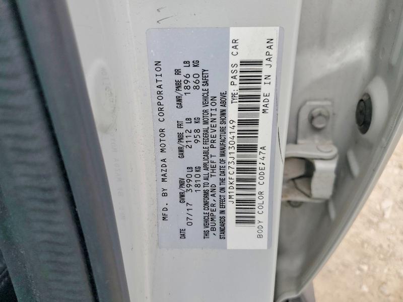 50295206 :رقم المزاد ، JM1DKFC73J1304149 vin ، 2018 Mazda Cx-3 مزاد بيع