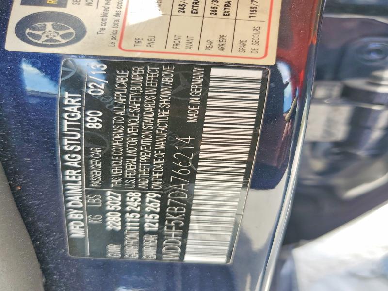 Продаж на аукціоні авто 2013 Mercedes-benz E, vin: WDDHF5KB7DA766214, номер лоту: 51815266
