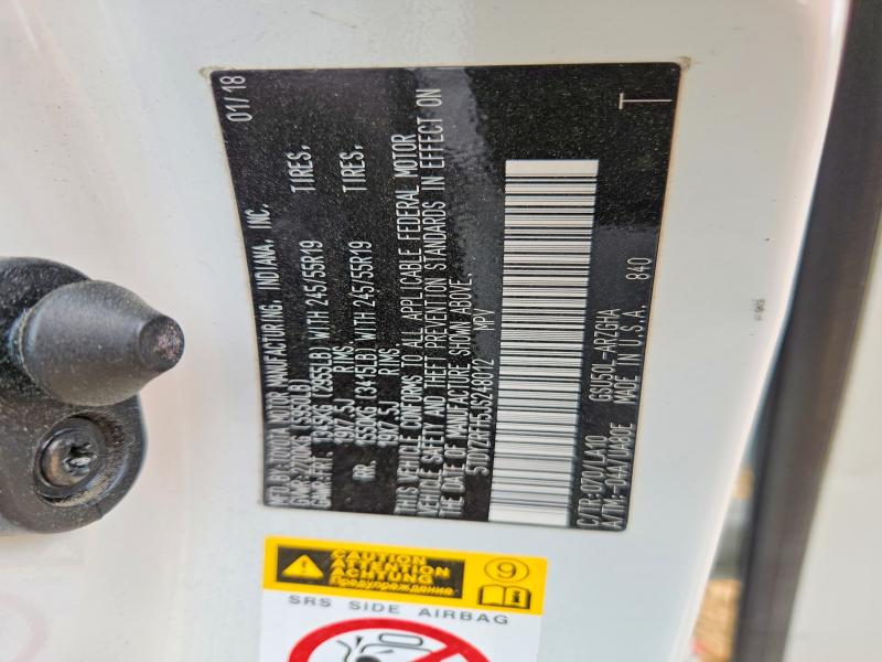 48931316 :رقم المزاد ، 5TDYZRFH5JS248012 vin ، 2018 Toyota Highlander مزاد بيع