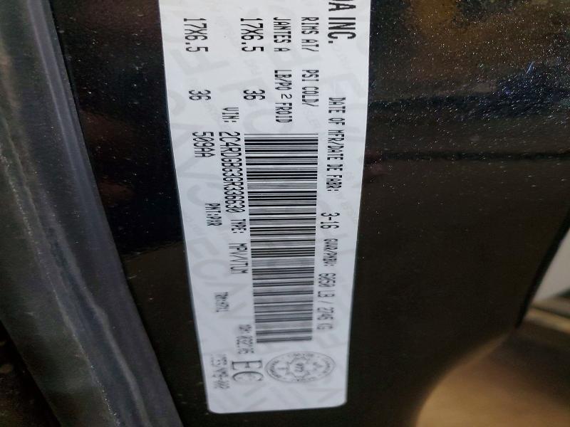 2016 Dodge Grand Caravan მანქანა იყიდება აუქციონზე, vin: 2C4RDGBG3GR336630, აუქციონის ნომერი: 47199256