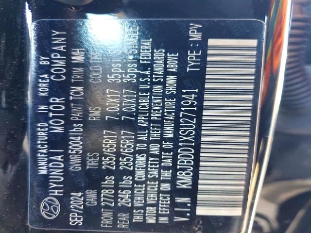 Aukcja sprzedaży 2025 Hyundai Tucson, vin: KM8JBDD1XSU271941, numer aukcji: 51462726