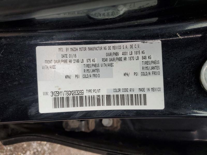 Aukcja sprzedaży 2016 Mazda 3, vin: 3MZBM1V78GM283289, numer aukcji: 49434936