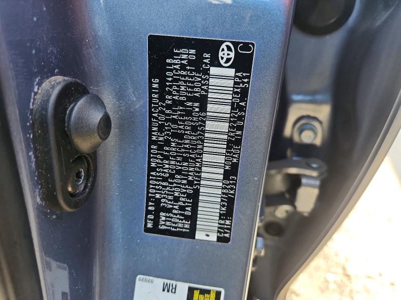 51815246 :رقم المزاد ، 5YFEPMAE0NP375726 vin ، 2022 Toyota Corolla مزاد بيع