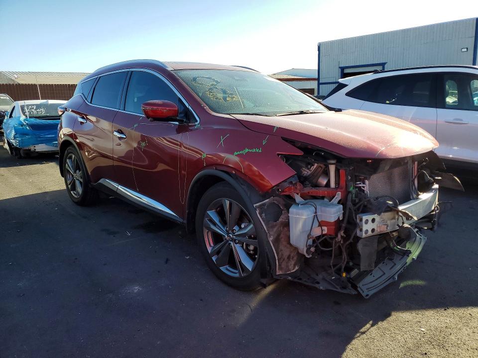Продажа на аукционе авто 2019 Nissan Murano, vin: 5N1AZ2MJ7KN126253, номер лота: 51677396