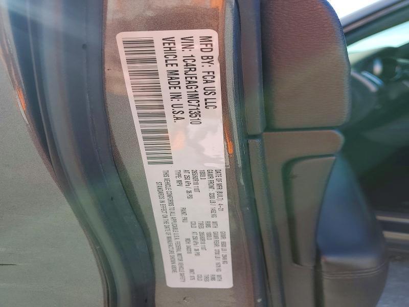 Продаж на аукціоні авто 2021 Jeep Grand Cherokee, vin: 1C4RJEAG1MC713510, номер лоту: 47811166