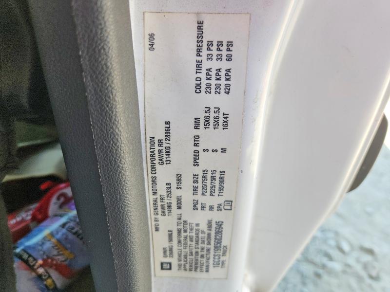 Aukcja sprzedaży 2006 Chevrolet Colorado, vin: 1GCCS198568286945, numer aukcji: 50579176