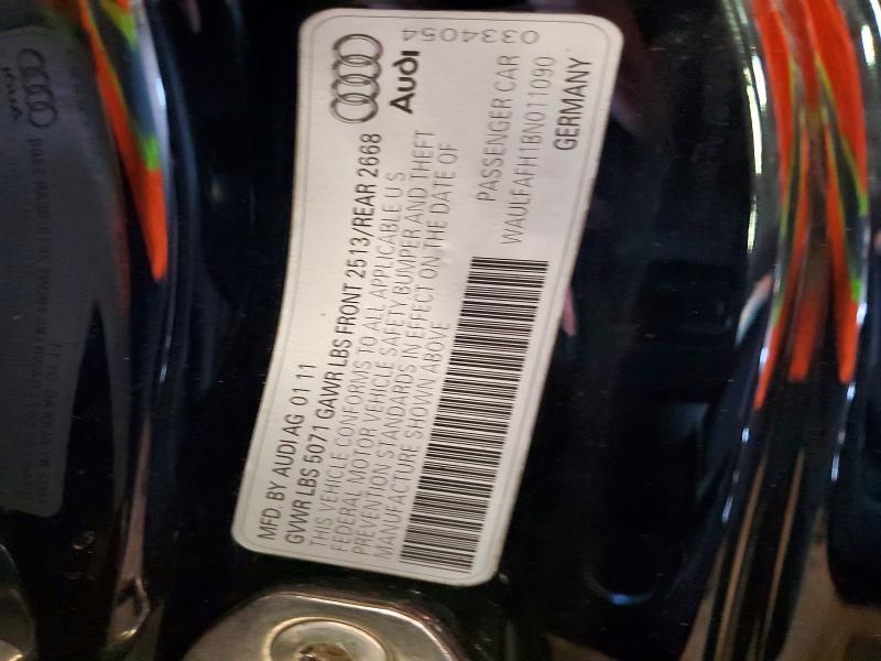 Продажа на аукционе авто 2011 Audi A5, vin: WAULFAFH1BN011090, номер лота: 49655066
