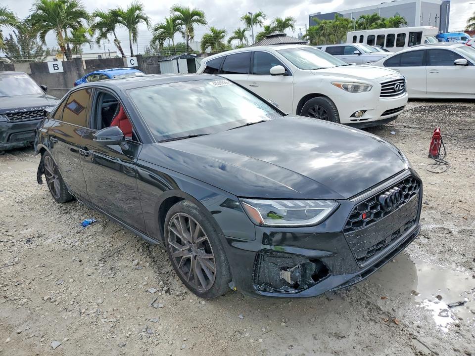 2024 Audi S4 მანქანა იყიდება აუქციონზე, vin: WAUB4AF47RA082407, აუქციონის ნომერი: 48385566