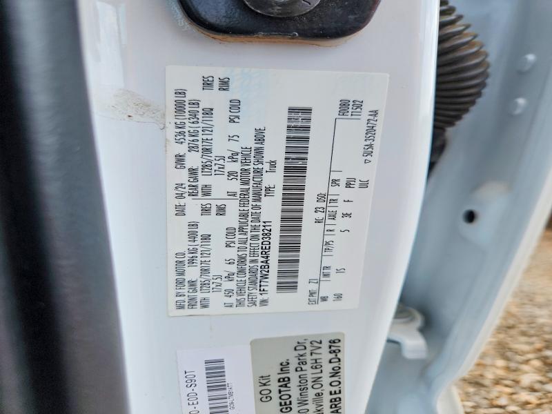 Aukcja sprzedaży 2024 Ford F250, vin: 1FT7W2BA4RED38211, numer aukcji: 51413306