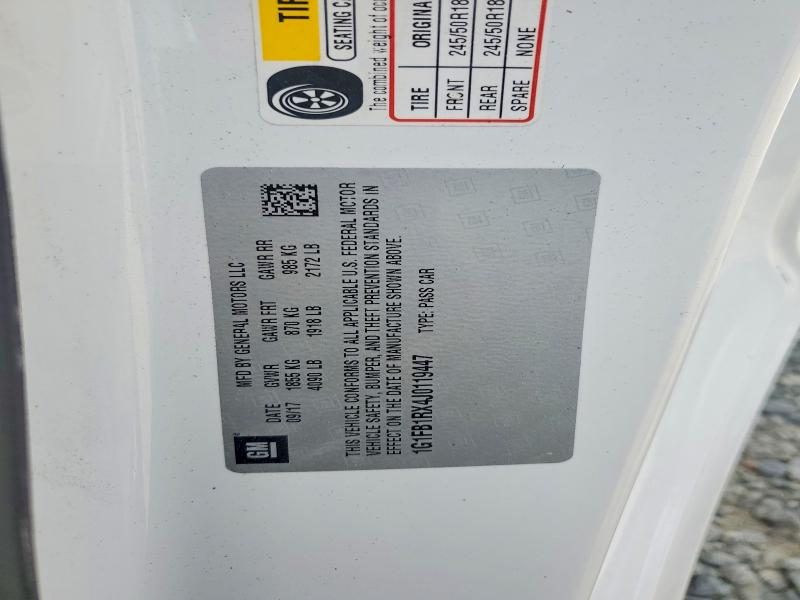 Aukcja sprzedaży 2018 Chevrolet Camaro, vin: 1G1FB1RX4J0119447, numer aukcji: 48588106