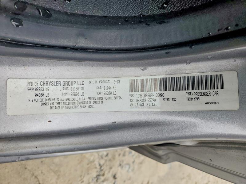 Aukcja sprzedaży 2014 Chrysler 200, vin: 1C3BCBFG6EN138009, numer aukcji: 51778186