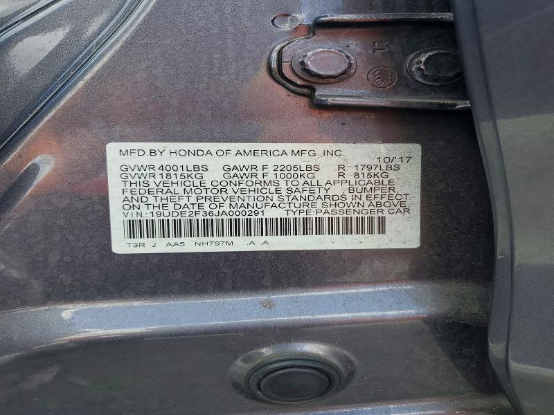 Продаж на аукціоні авто 2018 Acura Ilx, vin: 19UDE2F36JA000291, номер лоту: 48515366