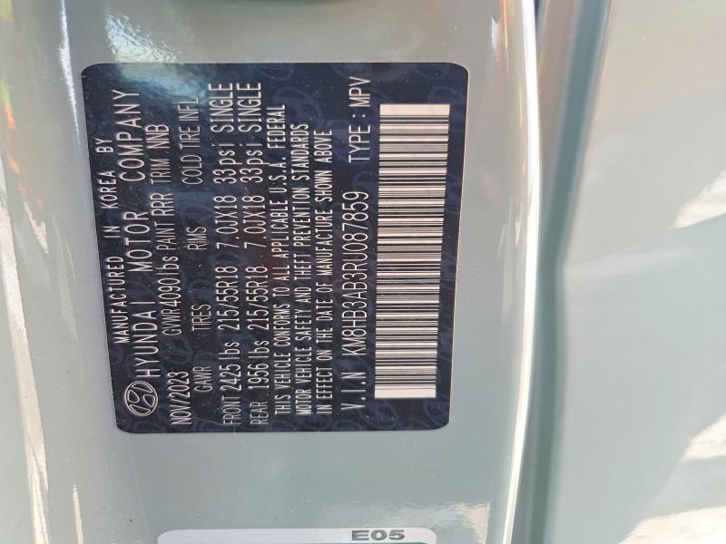 Продажа на аукционе авто 2024 Hyundai Kona, vin: KM8HB3AB3RU087859, номер лота: 50957756