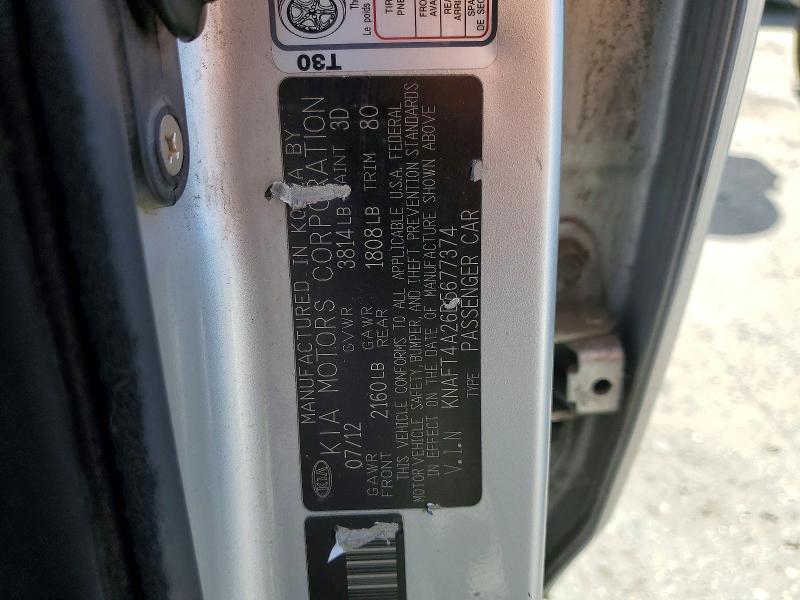 2013 Kia Forte მანქანა იყიდება აუქციონზე, vin: KNAFT4A26D5677374, აუქციონის ნომერი: 51470886