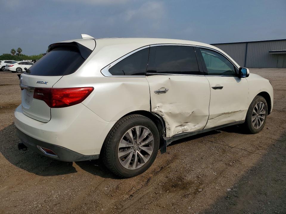 51513126 :رقم المزاد ، 5FRYD3H4XFB006445 vin ، 2015 Acura Mdx مزاد بيع