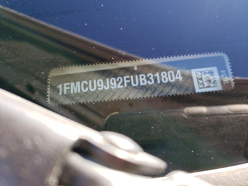 50341036 :رقم المزاد ، 1FMCU9J92FUB31804 vin ، 2015 Ford Escape مزاد بيع