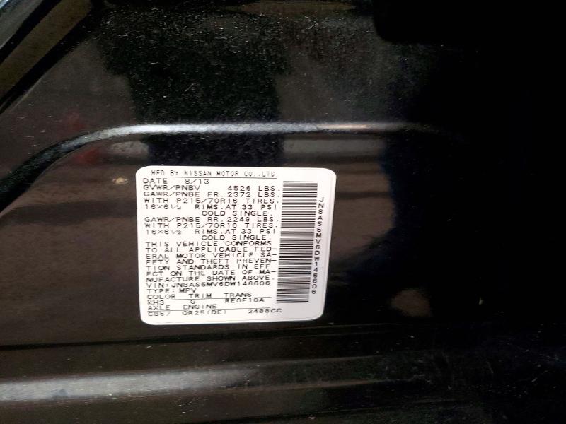 Aukcja sprzedaży 2013 Nissan Rogue, vin: JN8AS5MV6DW146606, numer aukcji: 50977386