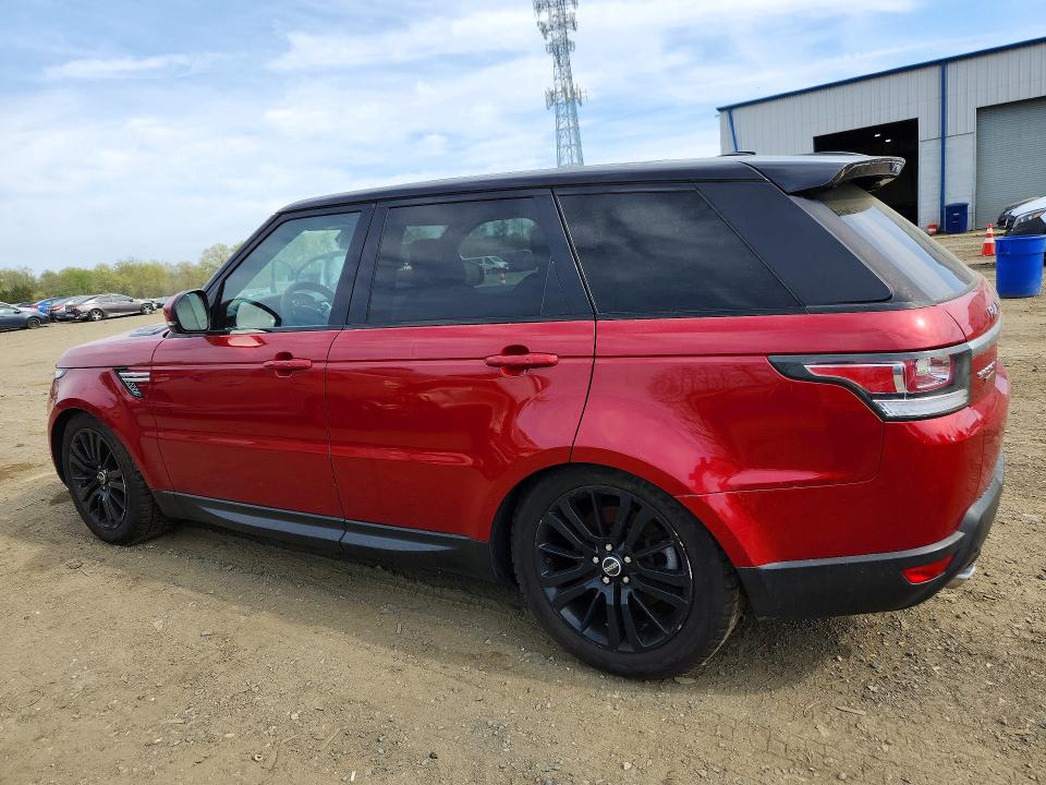 2015 Land Rover Range Rover Sport მანქანა იყიდება აუქციონზე, vin: SALWR2VFXFA507640, აუქციონის ნომერი: 50313806