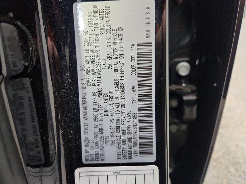 Auction sale of the 2025 Mazda Cx-50, vin: 7MMVABDM7SN371853, lot number: 48484036